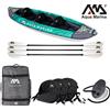 Aqua Marina LAXO 380cm Kayak Set 3 persone canoa gonfiabile kayak touring kayak