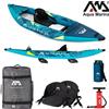 Aqua Marina STEAM 312 Kayak Set 1 persona canoa gonfiabile barca kayak d'acqua bianca