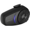 Sena 10S motorcycle intercom 4 channels 1600 m Black
