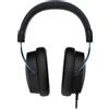 HyperX Cloud Alpha S - Gaming Headset Black-Blue Cablato A Padiglione Giocare Nero, Blu