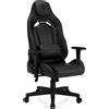 SENSE7 Sedia da gaming SENSE7 Vanguard nera - Sedia da ufficio ergonomica, sedia da scrivania, sedia girevole per PC, sedia da gaming, poltrona direzionale, 150 kg, braccioli 2D, funzione oscillante