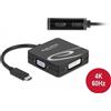 Delock 63129 DELOCK USB Type-C Adapter für einen VGA, DVI, HDMI