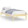 vidaXL Letto in legno massiccio senza materasso