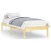 vidaXL Letto in legno massiccio 90x190 cm