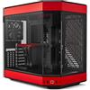 Hyte CS-HYTE-Y60-BR Y60 Vetro temperato Edizione nera e rossa