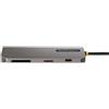StarTech.com Adattatore multiporta USB C, porta HDMI 4K 60Hz, hub USB-A 5Gbit/s, USB C a HDMI, 100W PD, GbE, SD/MicroSD, cavo 30cm, adattatore da viaggio, docking station Thunderbolt 3 (115B-USBC-MULTIPORT) - Docking station - USB-C / Thunderbolt 3 / …