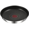 Tefal Set di 2 padelle in acciaio inox 22/26 cm + manico Tefal L9739002
