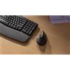 Logitech Lift, destro, versione verticale, RF wireless + Bluetooth, 4000 DPI, grafite
