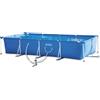 Intex - Piscina con telaio rettangolare grande da giardino 450 x 220 x 84 cm