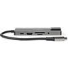 Pricenet Adattatore Multi-Porto USB | USB 3.2 Gen 1 | USB-C™ Maschio | RJ45 Femmina / SD / Uscita HDMI ™ / 2x USB-C™ / 3,5 mm femmina / 3x USB-A Femmina | 5 Gbps | 0.20 m | Tondo | Placcato oro | PVC | Antracite | Scatola