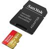 SanDisk Extreme - Scheda di memoria flash (adattatore da microSDXC a SD incluso) - 256 GB - A2 / Classe video V30 / UHS-I U3 / Classe10 - microSDXC UHS-I