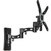 TM Electron supporto articolato 2 bracci da 10" a 32" (200x200) 20kg, nero