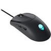 Alienware AW320M, ambidestro, ottico, USB Type-A, 3200 DPI, nero