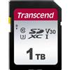 Transcend 300S 1 TB SDXC 3D NAND Classe 10 scheda di memoria