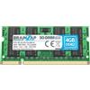 BRAINZAP 4 GB di memoria RAM SO-DIMM SO-DIMM PC2-6400S 2Rx8 800 MHz 1,8 V CL6 per notebook