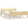 vidaXL Letto in legno massiccio di pino 180x200 cm