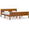 vidaXL Letto in legno massiccio di pino marrone miele 180x200 cm
