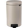 Brabantia Cestino a pedale Brabantia Newicon 12 L Soft Beige