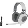Corsair HS65 SURROUND Cuffie da gioco portatili cablate bianche