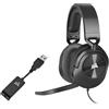 Corsair HS55 SURROUND cuffie cablate portatili da gioco in fibra di carbonio