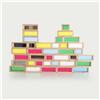 Tickit Rainbow Bricks, 1 anno/anni, Acrilico, Gomma, Legno, Multicolore