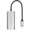 HYPER HD41-GL replicatore di porte e docking station per laptop USB 2.0 Type-C Nero, Grigio