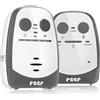 REER Baby monitor Reer Cosmo dall'inventore del baby monitor, con luce notturna, allarme a vibrazione e funzione interfono, bianco, portata 600 m, 50150
