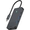 RAPOO Adattatore USB-C Multiport UCM-2001 4-in-1 USB-C