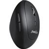 Perixx PERIMICE-819 Ergonomic mouse Bluetooth®, Radio Optical Black Rechargeable