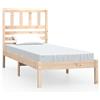 vidaXL Letto in legno massiccio di pino 90x200 cm