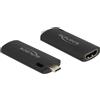 Delock - Videoaufnahmeadapter - USB-C 2,0 - Schwarz (88309)
