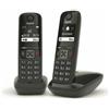 Gigaset Telefono cordless duo dect nero Gigaset AS690DUONOIR