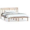 vidaXL Letto in legno massiccio 150x200 cm