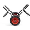 toboli Carrello pieghevole Toboli per il trasporto singolo fino a 45 kg di tavole da SUP, canoe e kayak, carrello da surf con imbottitura e ruote in PU, capiente carrello da SUP 73 x 45 x 60 cm, carrello da SUP in alluminio