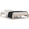 vidaXL Letto in legno massiccio 120x190 cm