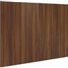 vidaXL Testiera marrone effetto rovere 120x1,5x80 cm Materiale ligneo