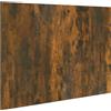 vidaXL Testiera in rovere affumicato 120x1,5x80 cm Materiale ligneo