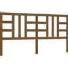 vidaXL Testiera marrone miele 206x4x100 cm in legno di pino massiccio