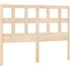 vidaXL Testiera 205,5x4x100 cm in legno di pino massiccio