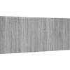 vidaXL Testiera Grigio Sonoma 200x1,5x80 cm in materiale composito