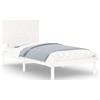 vidaXL Letto in legno massiccio senza materasso bianco 100x200 cm in legno di pino