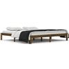 vidaXL Letto in legno massiccio pino marrone miele 200x200 cm