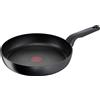 TEFAL G28990 Set di padelle 2 pezzi Hard Titanium Pro G28990 - Nero - Titanio - 175 °C - Alluminio - Termopunto - Vetroceramica - Gas - Alogeno - Induzione - Piastra sigillata (2100123836)