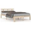 vidaXL Letto in legno massiccio senza materasso 120x200 cm