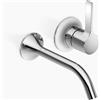 Dornbracht VAIA Mitigeur monocommandé mural pour lavabo sans vidage, saillie 190mm, 36860809-00, 36860809-00