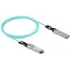 Delock - Ethernet 40 GBase-AOC-Kabel - QSFP+ (M) zu QSFP+ (M) - 3 m - 3 mm - SFF-8436 - Cavo ottico attivo (AOC) - Aq