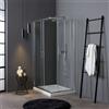 Kiamami Valentina Box doccia angolare scorrevole 70x100 cm cristallo trasparente | Luna