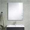 Kiamami Valentina Specchio per bagno semplice rettangolare 60x70 cm reversibile