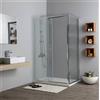 Kiamami Valentina Cabina doccia 120x80cm lato fisso e anta scorrevole trasparente | New Giada