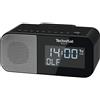 TechniSat VIOLA CR 1 | Radiosveglia DAB+ e FM con ricarica wireless | nero